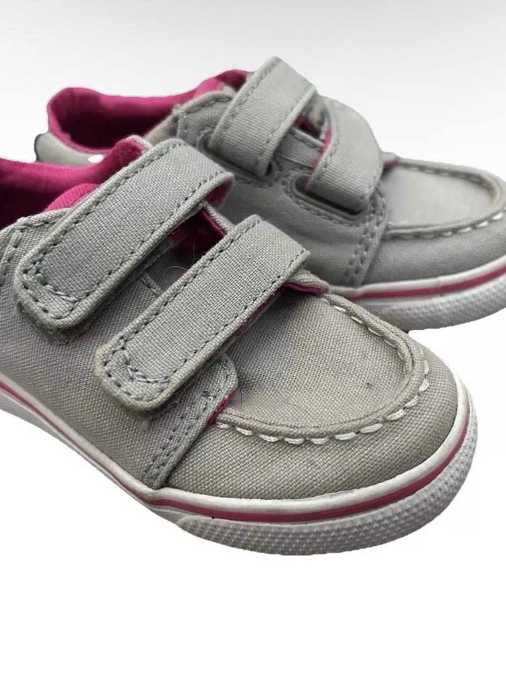 Sperry Toddler Girl Grey Sneakers Size 5